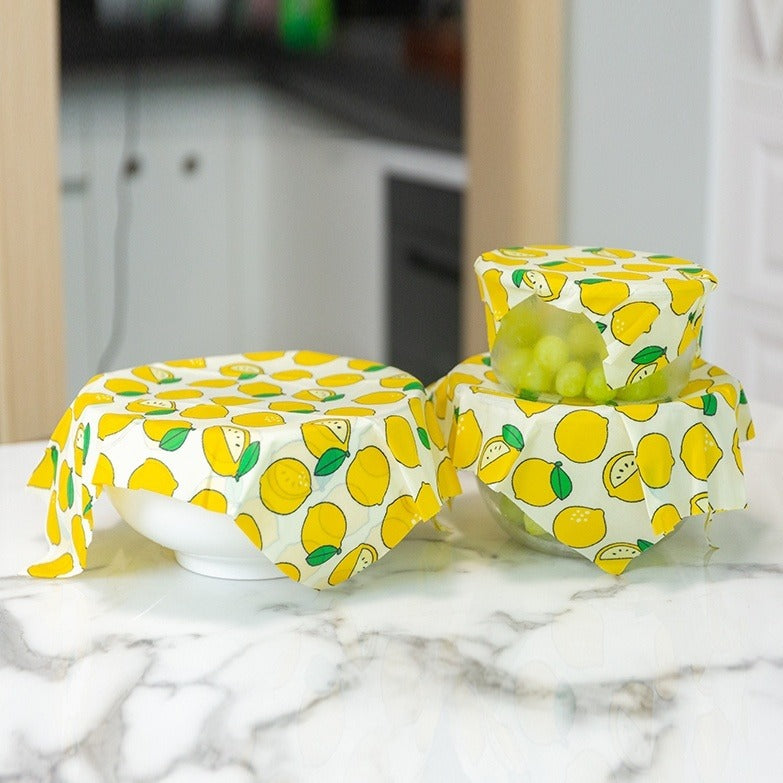 Bee & Bloom Cotton Beeswax Food Wraps — Set of 3
