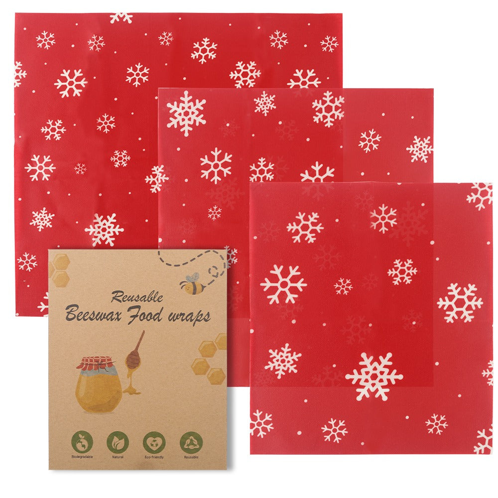 Bee & Bloom Cotton Beeswax Food Wraps — Set of 3