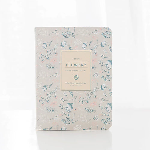 Bloom PU Leather Planner — A6 Weekly Schedule Book & Diary