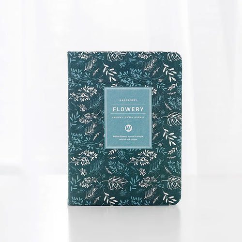 Bloom PU Leather Planner — A6 Weekly Schedule Book & Diary