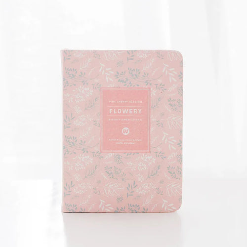 Bloom PU Leather Planner — A6 Weekly Schedule Book & Diary