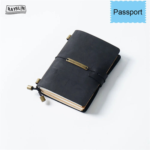 Hedgerow Wanderer Leather Travel Journal — Handmade Genuine Leather Notebook
