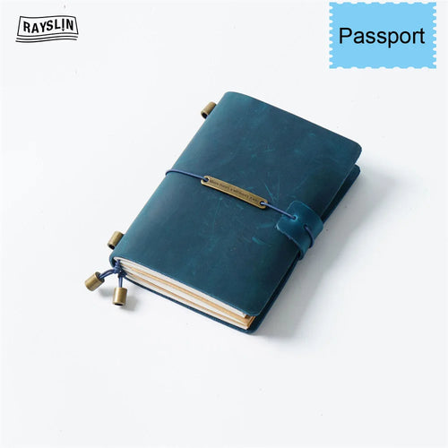 Hedgerow Wanderer Leather Travel Journal — Handmade Genuine Leather Notebook